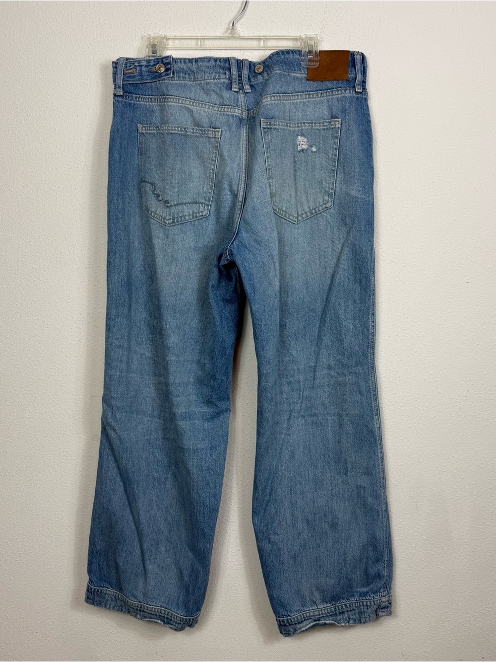 Free People We the Free Baggy Slouchy Fit Wide Leg Jean Women’s 32 - Picture 6 of 8